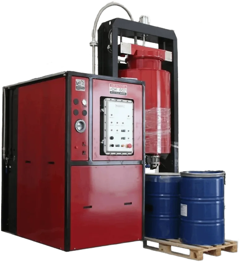 Destilator topil FORMECO DQ 250, prikaz izvedbe Ax