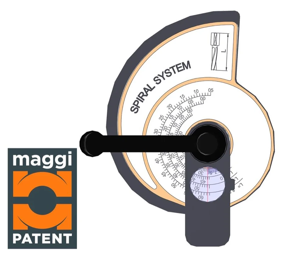 Nastavitev globine s sistemom MAGGI Spiral System